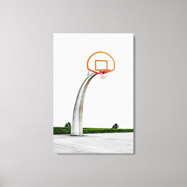 Söt Basketball Artwork Canvastryck (Framsida)