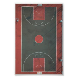Söt Basketball Artwork Fototryck
