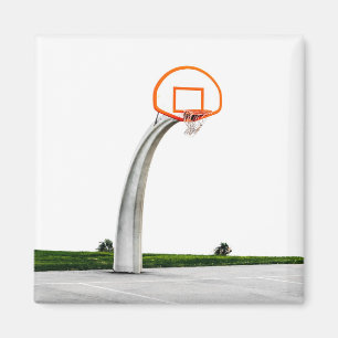 Söt Basketball Artwork Magnet