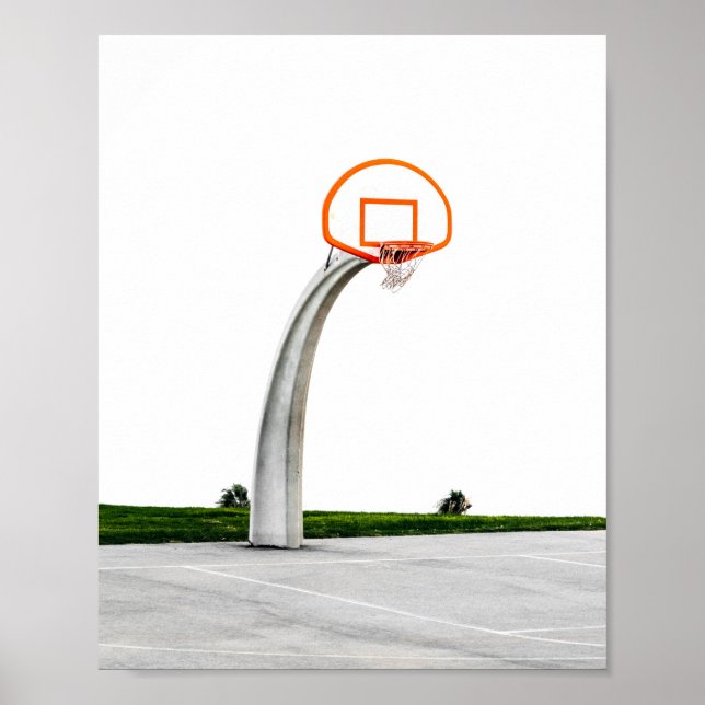 Söt Basketball Artwork Poster (Framsidan)