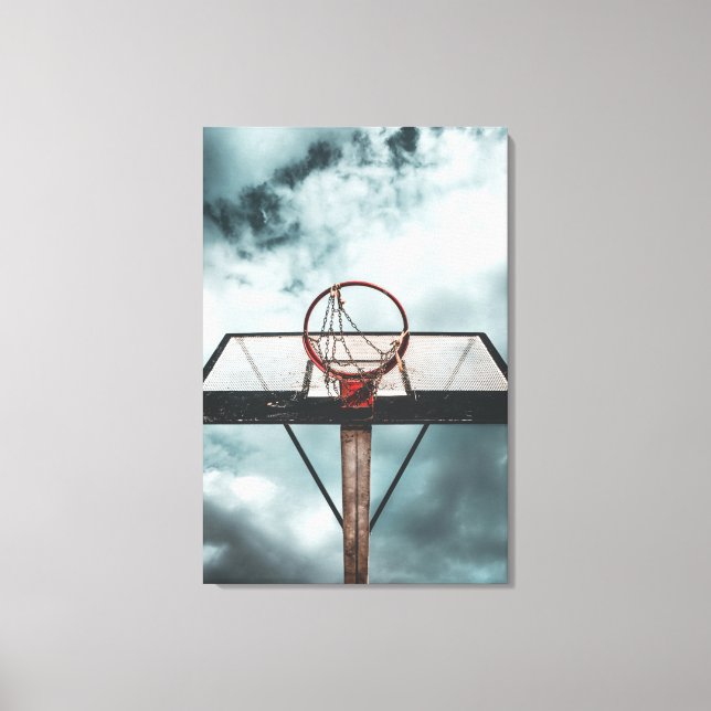 Söt Basketball Gift Canvastryck (Framsida)