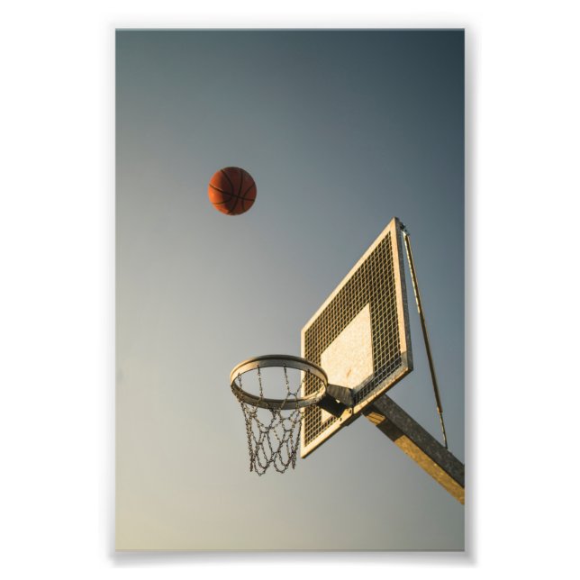 Söt Basketball Gift Fototryck (Framsidan)