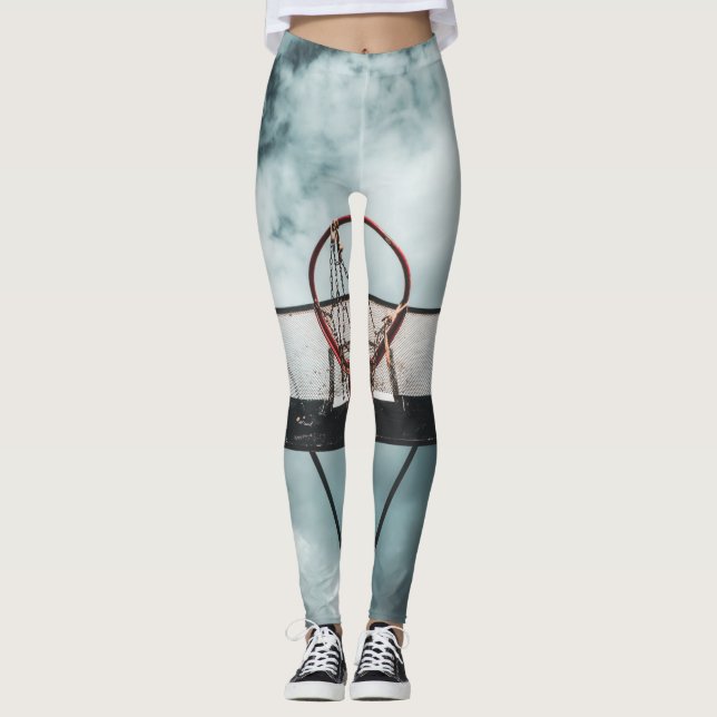 Söt Basketball Gift Leggings (Framsida)