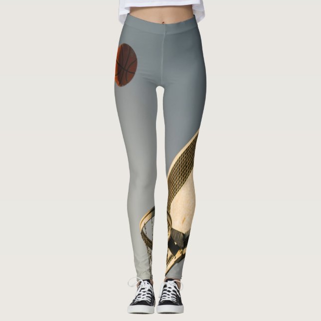 Söt Basketball Gift Leggings (Framsida)