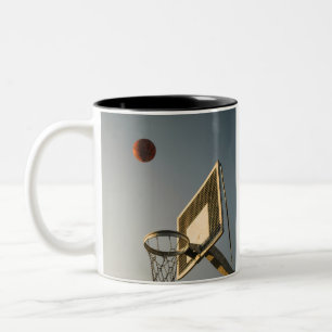 Söt Basketball Gift Två-Tonad Mugg