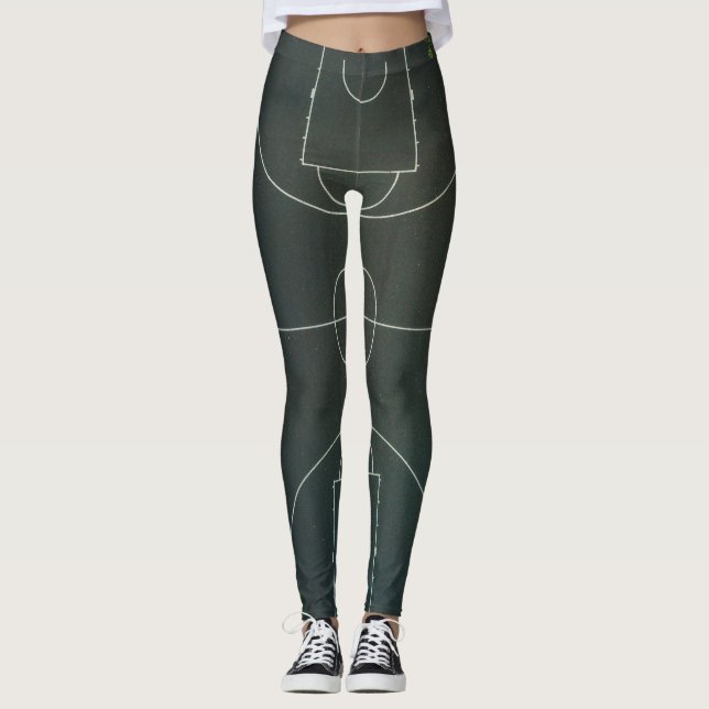 Söt Basketball Leggings (Framsida)