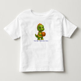 Söt basketboll dinosaurie skjorta för barn t shirt