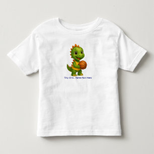 Söt basketboll dinosaurie skjorta för barn t shirt