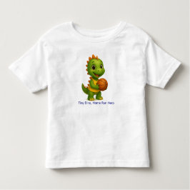 Söt basketboll dinosaurie-tröja för barn t shirt