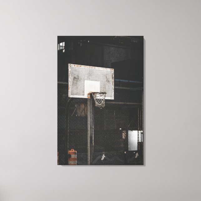 Söt Basketbollskonstruktion Canvastryck (Framsida)