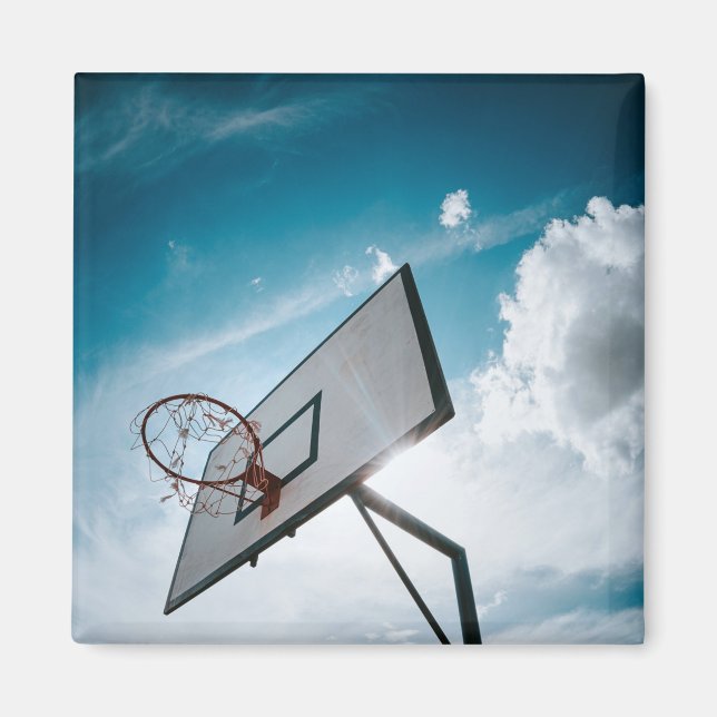 Söt Basketbollskonstruktion Magnet (Framsidan)