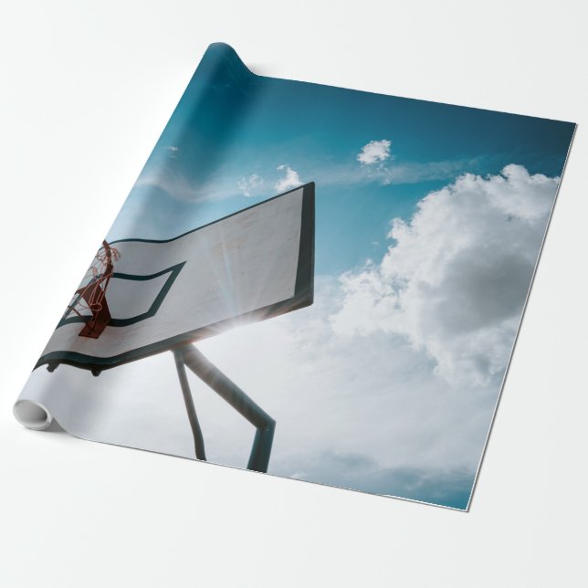 Söt Basketbollskonstruktion Presentpapper (Utrullad)