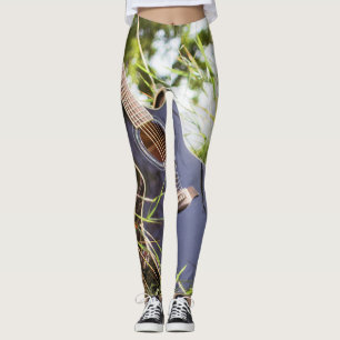 Söt Bass Guitar Leggings