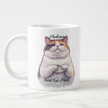 Söt Bästa fisk katt mamma anpassad skript