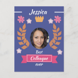 Söt, bästa kollega som någonsin varit bästa medarb vykort