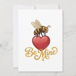 Söt Be Mine Bikupa  Inbjudningar