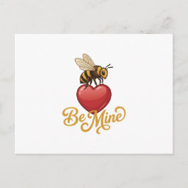 Söt Be Mine Bikupa Vykort