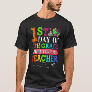 Söt Be Prata För Min Lärare Första Dagen I 7: E Kl T Shirt