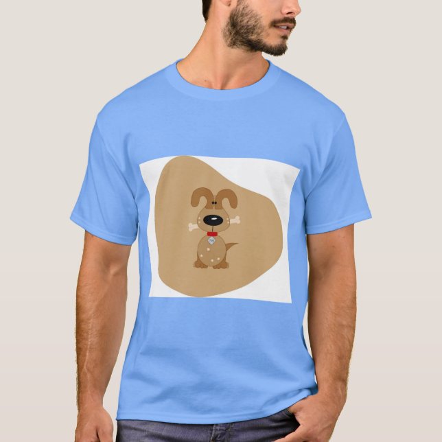 Söt Beagle Hund Älskare T-Shirt (Framsida)