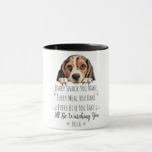 Söt Beagle Hund Rolig Anpassad Mugg
