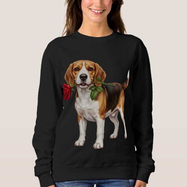 Söt Beagle-valp T Shirt (Framsida)
