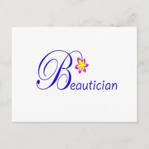 Söt Beautician Vykort