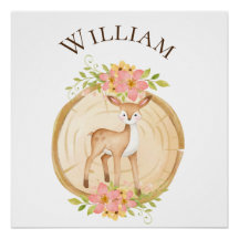 Söt Bebis Hjort Skogsnamn