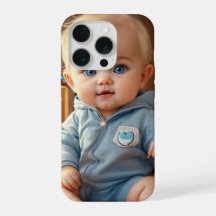 Söt Bebis Logo iPhone 15 Pro Slim Fit Fodral – Glo