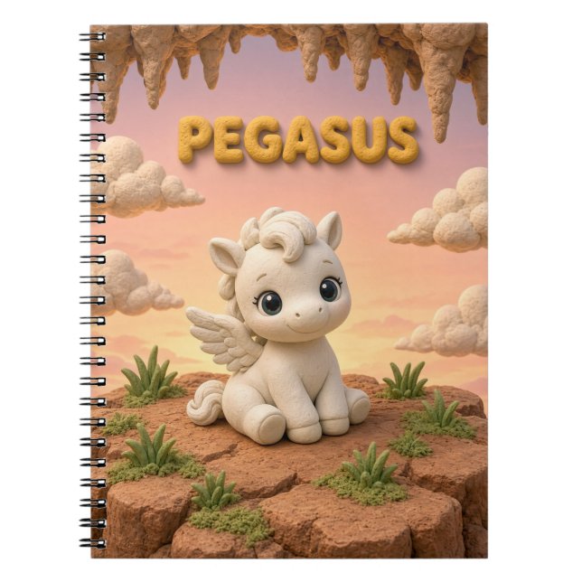 Söt Bebis Pegasus, Mytisk Anteckningsbok (Framsidan)