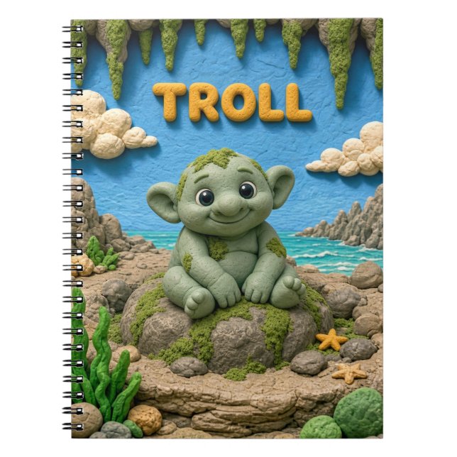 Söt Bebis Troll, Myttisk Anteckningsbok (Framsidan)