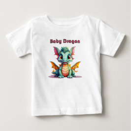 Söt Bebisdrake – Bedårande Fantasy T-Shirt 