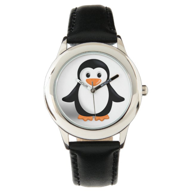 Söt bebispingvin armbandsur (Framsida)
