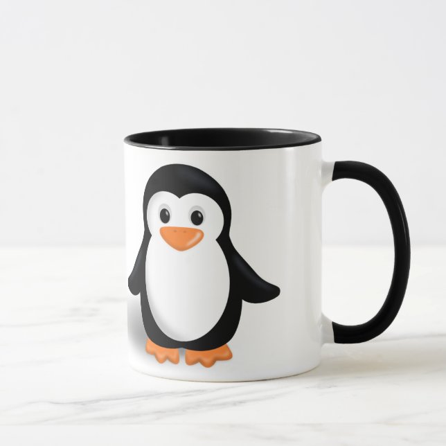 Söt bebispingvin mugg (Höger)