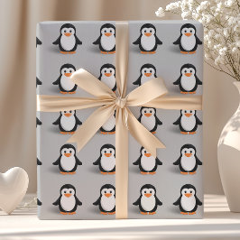 Söt bebispingvin presentpapper