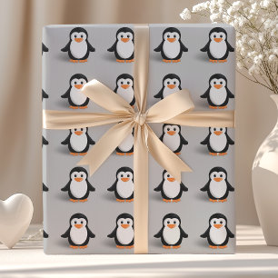 Söt bebispingvin presentpapper