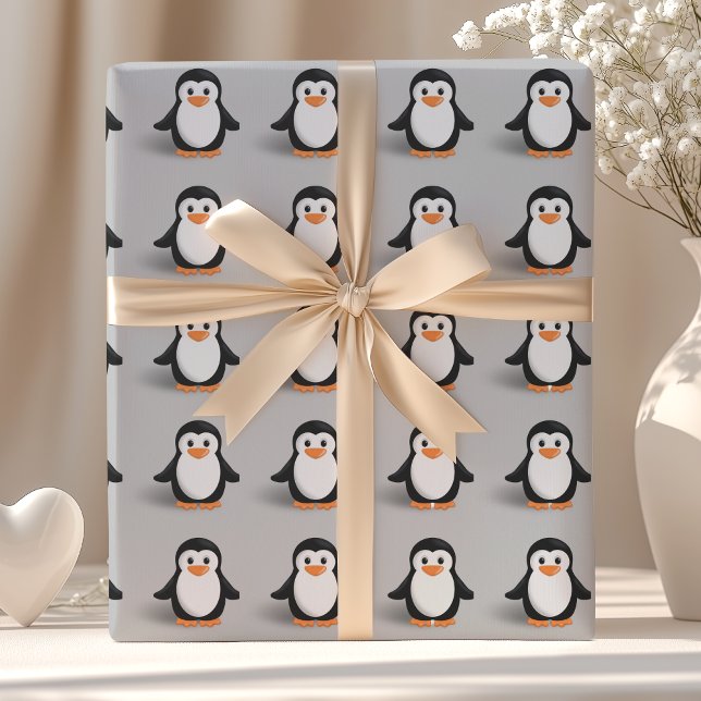 Söt bebispingvin presentpapper (Skapare uppladdad)