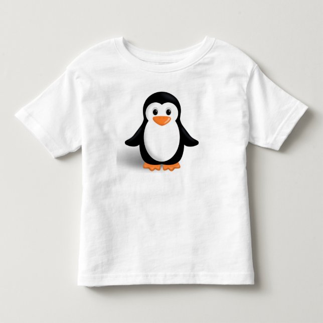 Söt bebispingvin t-shirt (Framsida)