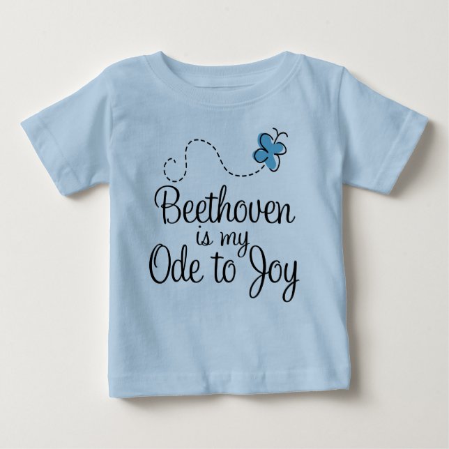 Söt Beethoven Music Quote Infant T-shirt (Framsida)