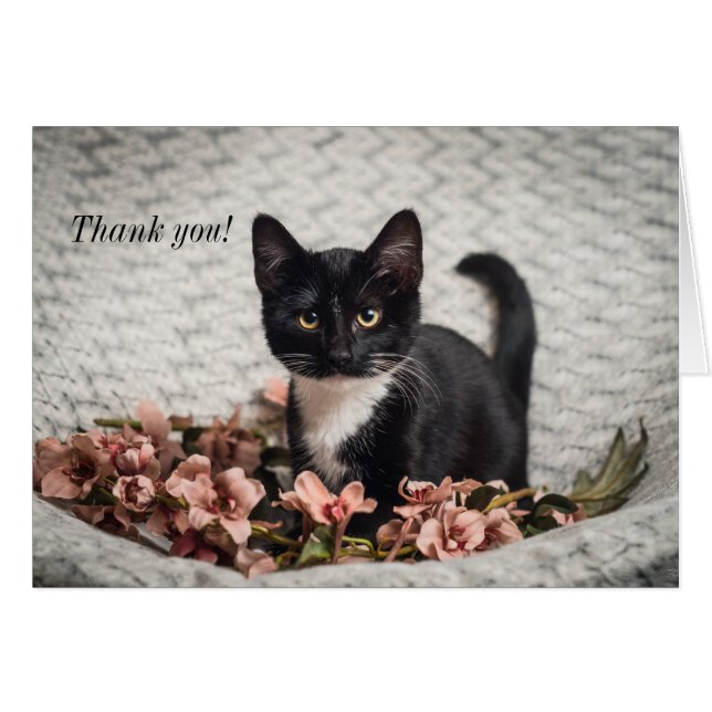 Söt Bella Ro - tackkort OBS Kort (Framsidan Horizontal)