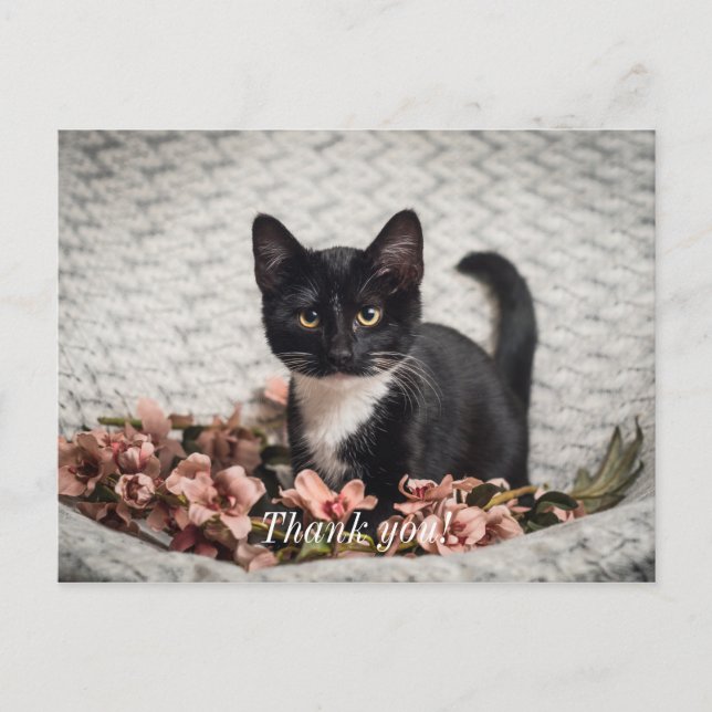 Söt Bella Rose Tack-kort Vykort (Framsida)