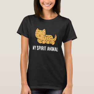 Söt Bengalisk Katt Min Andliga Djur Är En Bengalis T Shirt