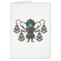 Söt Berber Amazigh-fibula Khalla Kawaii-dekal