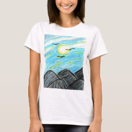 Söt bergsvy t shirt