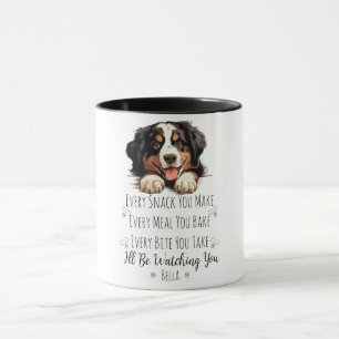 Söt Bernese Mountain Dog Rolig Anpassad Mugg