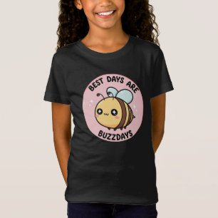 Söt Bibi-T-shirt för Tjejer – Kawaii Humlor Barn T Shirt