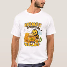 Söt Bihonungs Läknings Tecknad Design