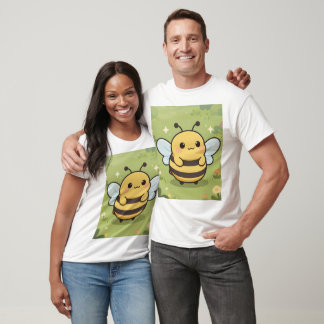 Söt Bimaskoträja – Vildblomsäng Natur T Shirt
