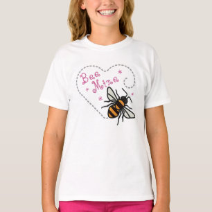 Söt Biminälskling Hjärtform T Shirt