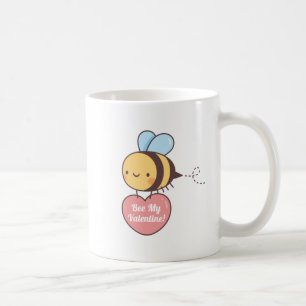 Söt Bina Min Alla Hjärtans Dag Kära Kaffemugg