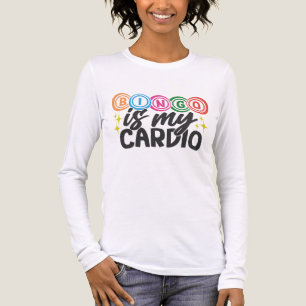Söt Bingo Cardio textkonst  T Shirt